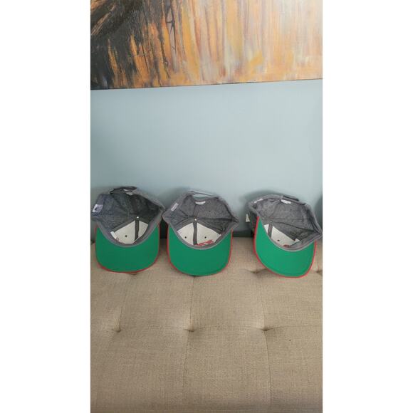 Vintage 90s Starter UNLV Runnin’ Rebels Wool Snapback Hat Gray Red NWT Made... - Picture 6 of 11